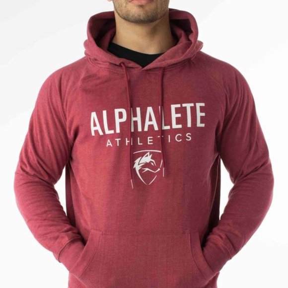 Alphalete Other - Alphalete Heathered Maroon Hoodie